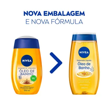 Sabonete Líquido Nivea Óleo de Banho 200ml