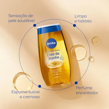 Sabonete Líquido Nivea Óleo de Banho 200ml