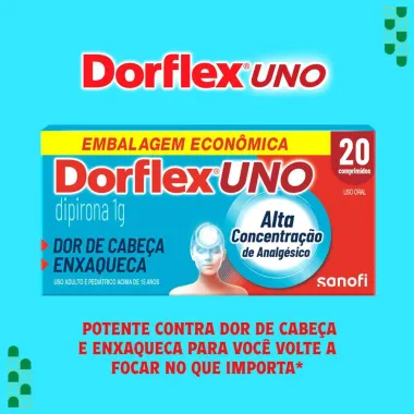 Dorflex Uno Enxaqueca 1g com 20 Comprimidos