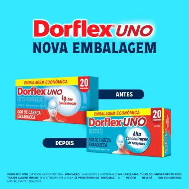 Dorflex Uno Enxaqueca 1g com 20 Comprimidos