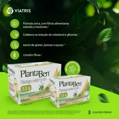 PlantaBen 3,5g Laranja Sem Açúcar com 30 Envelopes de 5g cada