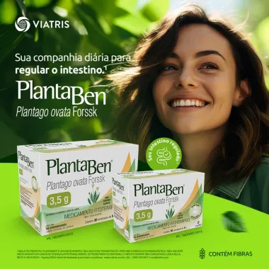 PlantaBen 3,5g Sabor Laranja Sem Açúcar com 10 Envelopes de 5g cada