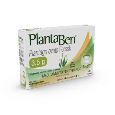 PlantaBen 3,5g Sabor Laranja Sem Açúcar com 10 Envelopes de 5g cada