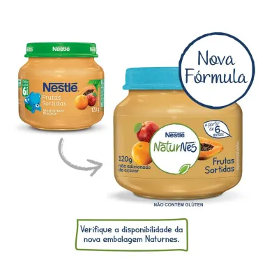 Papinha NaturNes Nestlé Frutas Sortidas 120g