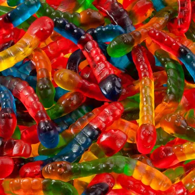Balas de Gelatina Fini Minhocas Sortidas 100g