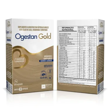 Ogestan Gold com 30 Cápsulas