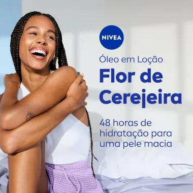 Loção Nivea Óleos Essenciais Flor de Cerejeira e Óleo de Jojoba 200ml
