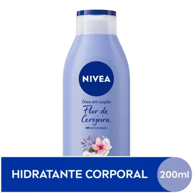 Lo&ccedil;&atilde;o Nivea &Oacute;leos Essenciais Flor de Cerejeira e &Oacute;leo de Jojoba 200ml