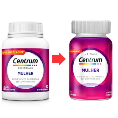 Centrum Essentials Mulher com 60 Comprimidos