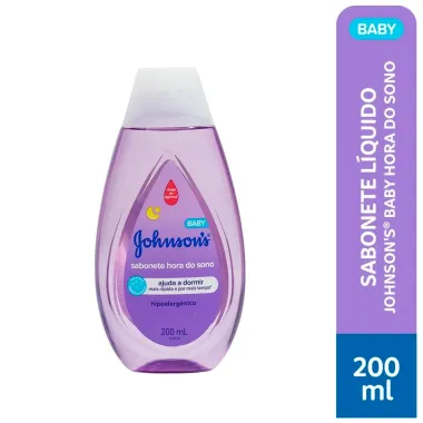 Sabonete Líquido Infantil Johnson's Hora do Sono 200ml