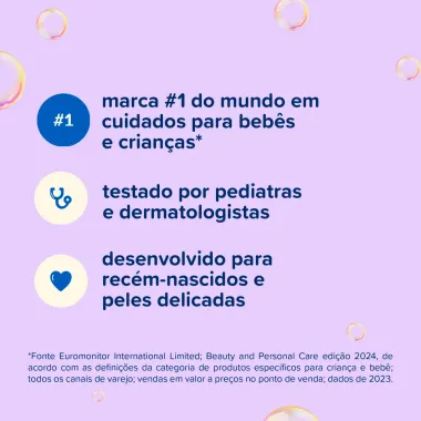 Sabonete L&iacute;quido Infantil Johnson's Hora do Sono 200ml