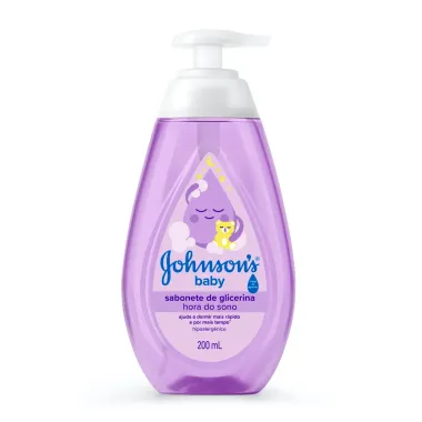 Sabonete L&iacute;quido Infantil Johnson's Hora do Sono 200ml