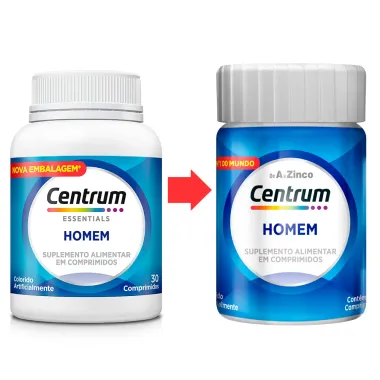 Centrum Essentials Homem com 30 Comprimidos