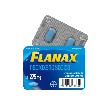 Flanax 275mg Bayer Analgésico com 20 comprimidos
