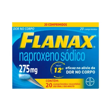 Flanax 275mg Bayer Analgésico com 20 comprimidos