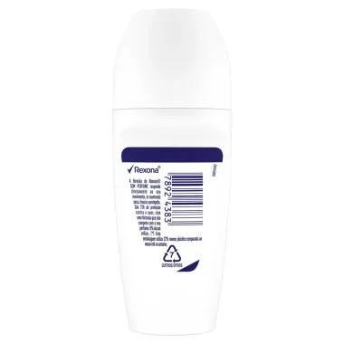 Desodorante Rexona Sem Perfume Roll-on Antitranspirante 72h 50ml Verso