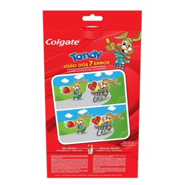 Kit Escova e Gel Dental Infantil Colgate Tandy com 2 Escovas Dentais e 2 Géis Dentais 50g