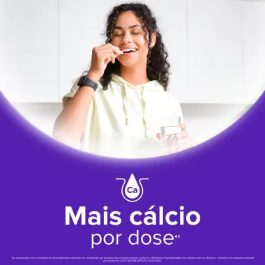 OS-CAL C&aacute;lcio 500mg + Vitamina D 1000UI com 60 Comprimidos Revestidos