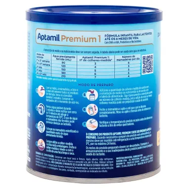 Fórmula Infantil Aptamil Premium 1  0-6 Meses 400g