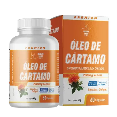 &Oacute;leo de C&aacute;rtamo 2000mg Health Labs 60 C&aacute;psulas