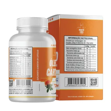 &Oacute;leo de C&aacute;rtamo 2000mg Health Labs 60 C&aacute;psulas
