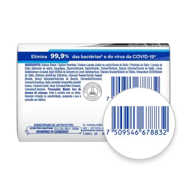 Sabonete em Barra Protex Carv&atilde;o Detox 85g