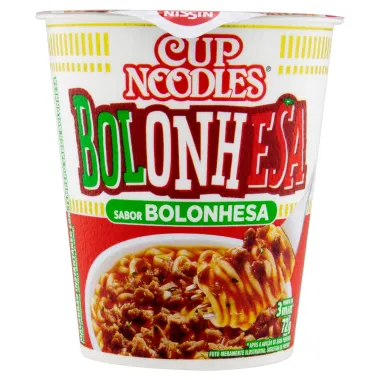 Macarrão Instantâneo Cup Noodles Sabor Bolonhesa 72g