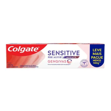 Creme Dental Colgate Sensitive Pro-Al&iacute;vio Imediato Leve Mais por Menos 140g