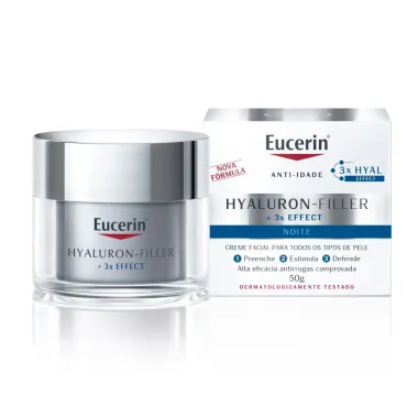 Creme Facial Anti-idade Eucerin Hyaluron Filler 3X Effect Noite 50g