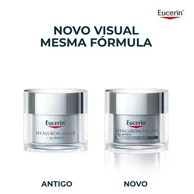 Creme Facial Anti-idade Eucerin Hyaluron Filler 3X Effect Noite 50g