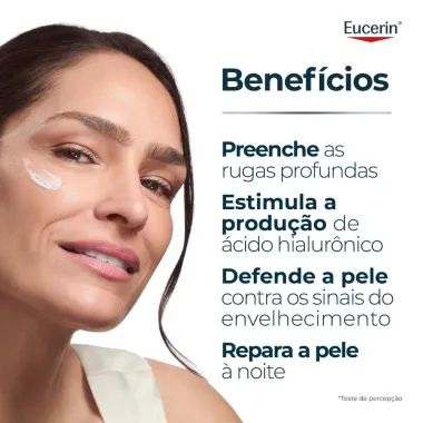 Creme Facial Anti-idade Eucerin Hyaluron Filler 3X Effect Noite 50g