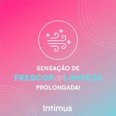 Absorvente Intimus Tecnologia Antibacteriana Com Abas - 28un