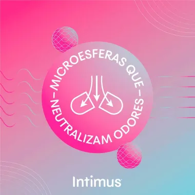 Absorvente Intimus Tecnologia Antibacteriana Com Abas - 28un