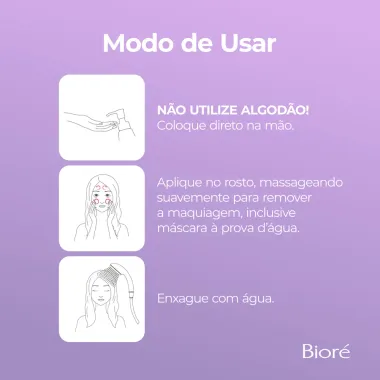 Óleo Demaquilante Bioré Make Up Remover Refil 210ml