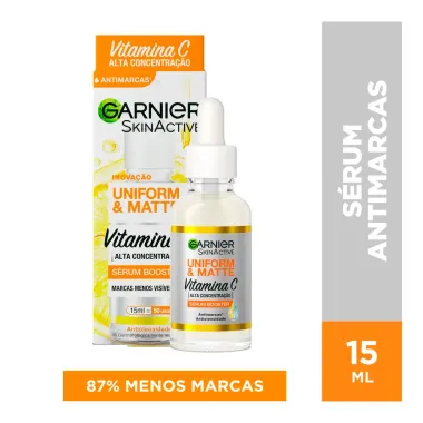 Sérum Facial Antimarcas Garnier Uniform & Matte Vitamina C-2