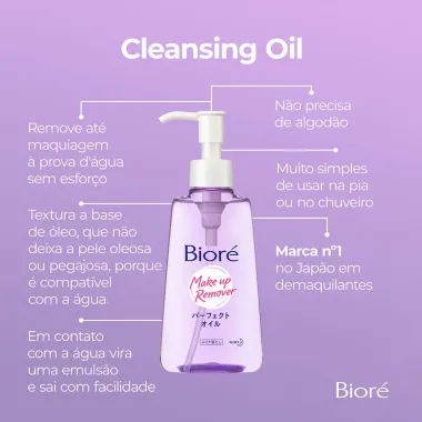 Demaquilante Bioré Make Up Remover Cleansing Oil 150ml