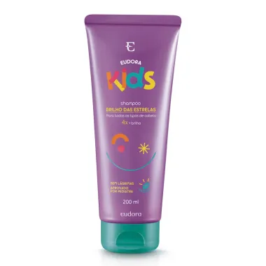 Shampoo Brilho das Estrelas Eudora Kids 200ml