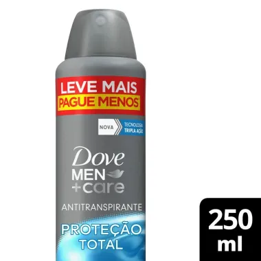 Antitranspirante Aerosol Dove Men+Care Proteção Total 250ml