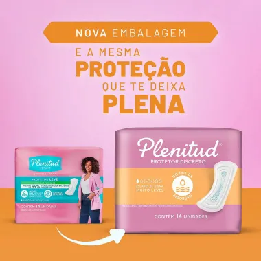 Protetor Diário Plenitud Femme Leve 14 Unidades