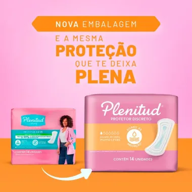 Protetor Discreto Plenitud Femme com 14 Unidades