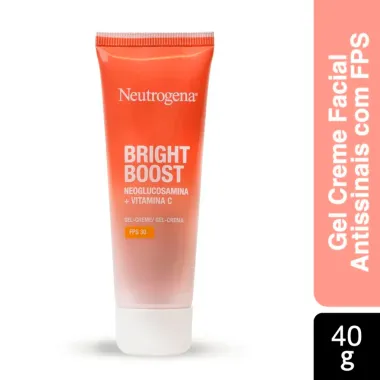 Gel Creme Neutrogena Bright Boost Antissinais FPS 30 40g