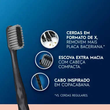Escova de Dente Oral-B Iconic Premium Cores Sortidas 3 Unidades