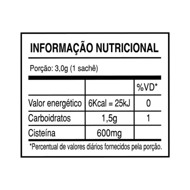 NAC Acetilciste&iacute;na 600mg Health Labs 16 Sach&ecirc;s de 3g cada