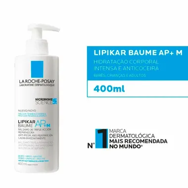 Lipikar Baume AP+ M La Roche Posay Bálsamo Tripla Reparação Corporal 400ml