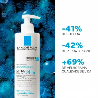 Lipikar Baume AP+ M La Roche Posay Bálsamo Tripla Reparação Corporal 400ml