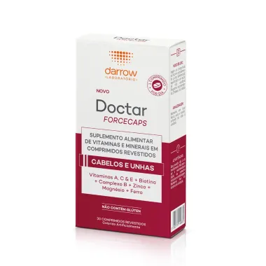 Doctar Forcecaps Darrow para Cabelos e Unhas com 30 Comprimidos Revestidos