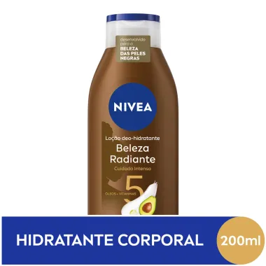 Hidratante Desodorante Nivea Beleza Radiante Cuidado Intenso 200ml