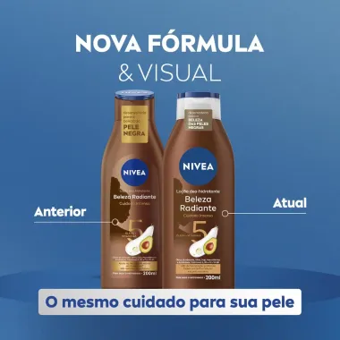 Hidratante Desodorante Nivea Beleza Radiante Cuidado Intenso 200ml