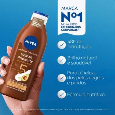 Hidratante Desodorante Nivea Beleza Radiante Cuidado Intenso 200ml