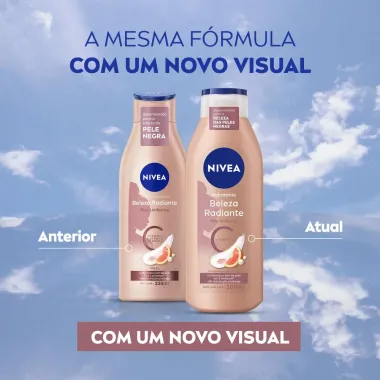Hidratante Corporal Nivea Beleza Radiante Pele Uniforme 200ml